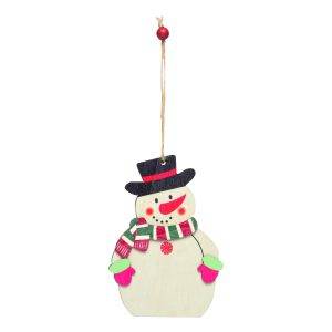 WOODEN CLAUS - Cadeau / pendentif arbre personnalisé - Décoration Noël