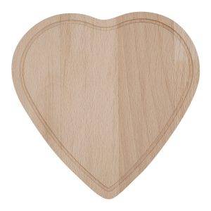 WOODEN HEART - Planche à découper personnalisé - Ustensiles cuisine
