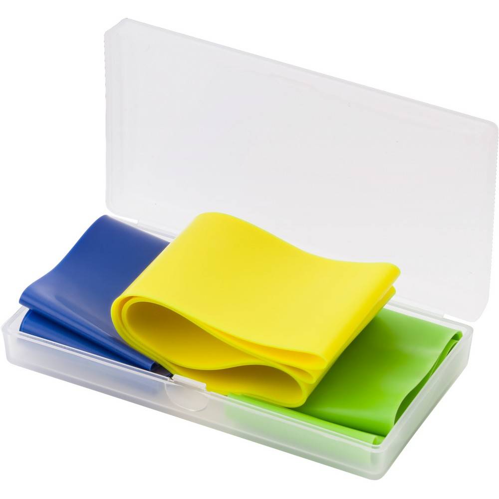 Bandes de résistance, 3 pièces multicolore personnalisable avec logo
