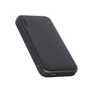 Batterie externe 10000 mAh, Aukey noir personnalisable avec logo