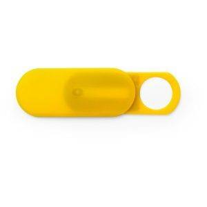 Bloqueur webcam jaune personnalisable avec logo
