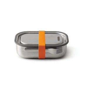 Boîte à lunch Large en acier inoxydable Black+Blum personnalisable – réf. P439.0008