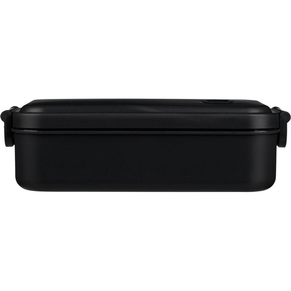 Boîte à lunch noir personnalisable avec logo