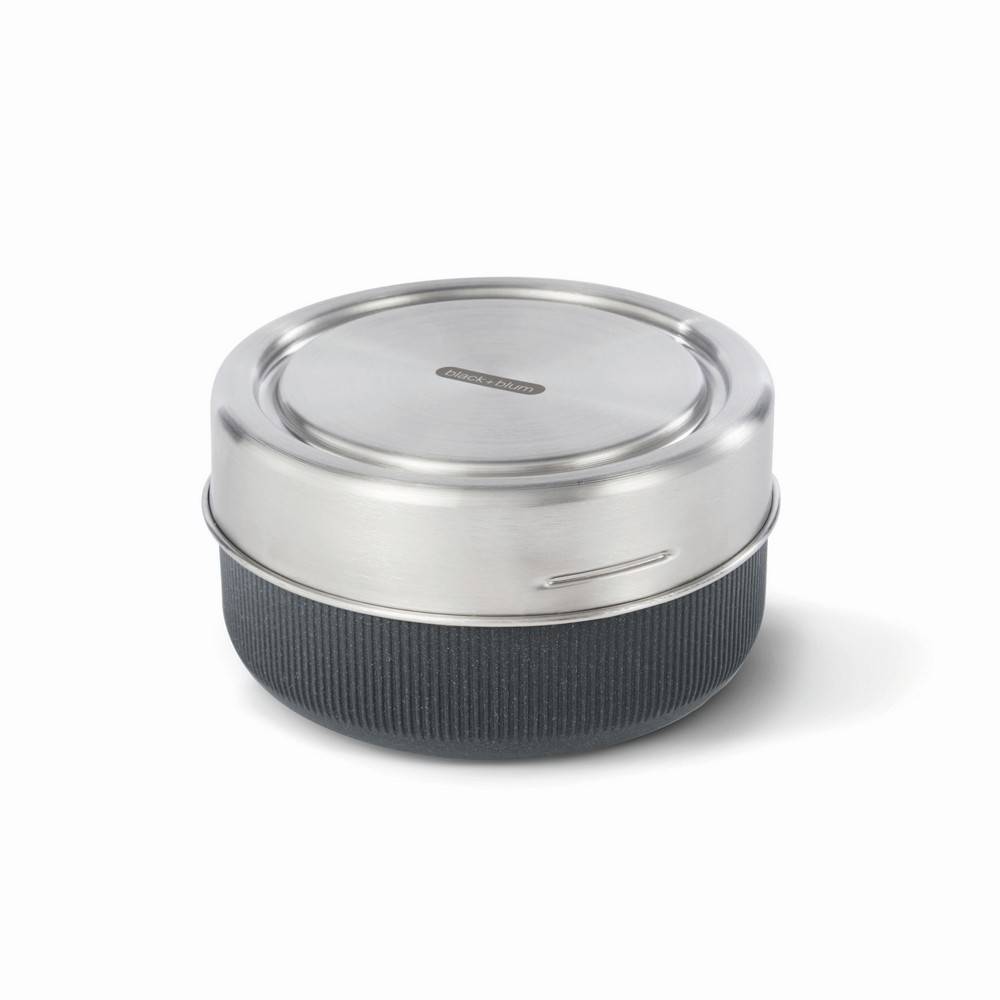Bol à lunch en verre Black+Blum 750ml argent personnalisable avec logo