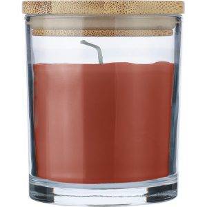 Bougie parfumée orange personnalisable avec logo