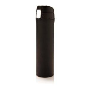 Bouteille 450ml EASY LOCK en plastique RCS noir personnalisable