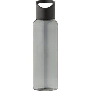 Bouteille de sport 500 ml en RPET noir personnalisable avec logo