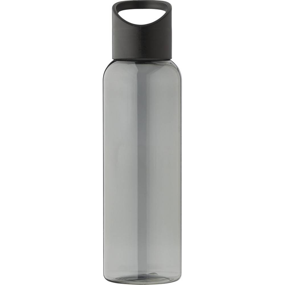 Bouteille de sport 500 ml en RPET noir personnalisable avec logo
