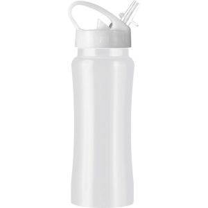 Bouteille de sport 600 ml blanc personnalisable avec logo