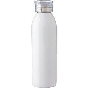 Bouteille de sport 650 ml blanc personnalisable avec logo