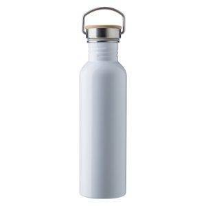 Bouteille de sport 700 ml blanc personnalisable avec logo