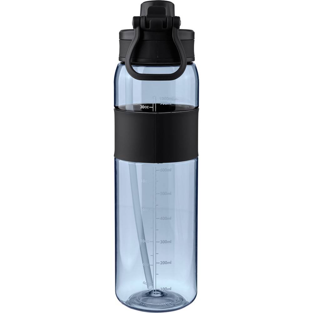 Bouteille de sport 900 ml noir personnalisable avec logo