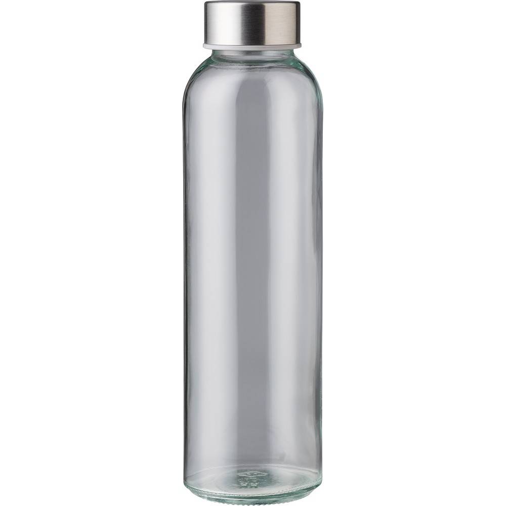 Bouteille de sport en verre 500 ml neutre personnalisable avec logo