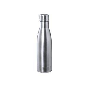 Bouteille isotherme 500 ml argent personnalisable avec logo