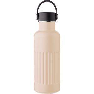 Bouteille isotherme 500 ml beige personnalisable avec logo