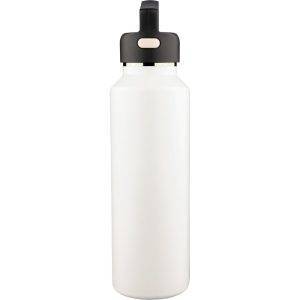Bouteille isotherme 600 ml blanc personnalisable avec logo – réf. VB108-02