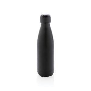 Bouteille isotherme en acier 500ml noir personnalisable avec logo