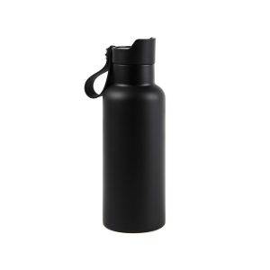 Bouteille thermique 500 ml VINGA Balti noir personnalisable avec logo