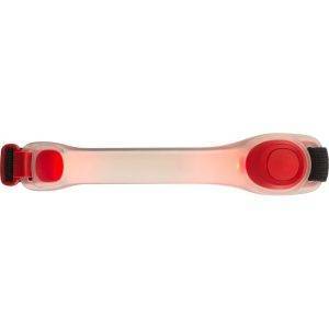 Brassard à LED rouge personnalisable avec logo
