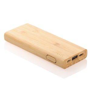 B'RIGHT Power Bank en bambou 5000 mAh | Posey bois personnalisable