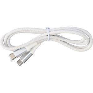 Câble de charge et de transfert de données blanc personnalisable