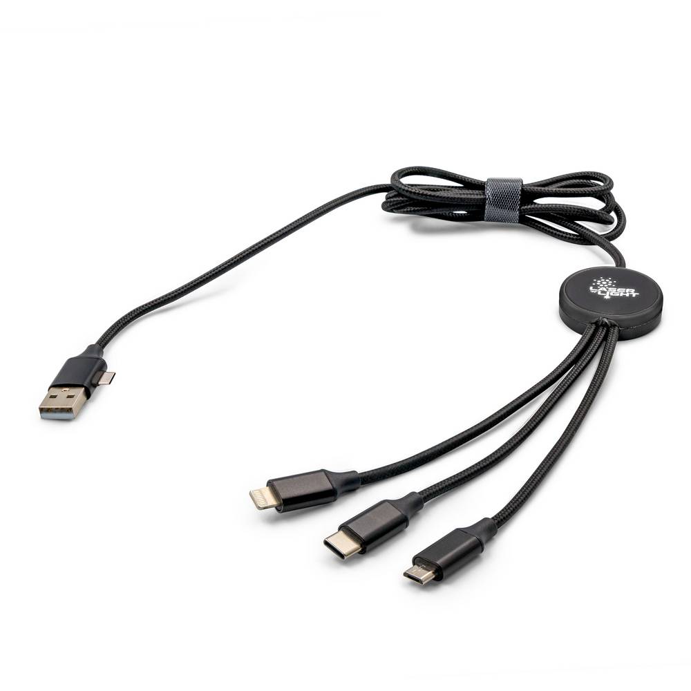 Câble de charge Exclusive Collection | Jyanette noir personnalisable