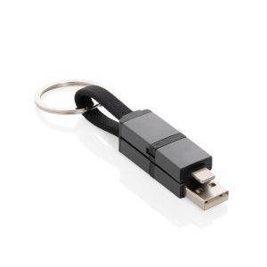 Câble de charge rapide 4 en 1 60W en aluminium personnalisable