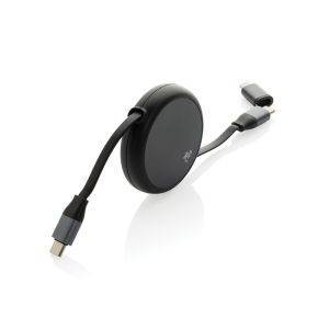 Câble rétractable 240W 2-en-1 en aluminium RCS Terra personnalisable