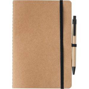 Carnet A5 avec Stylo bille noir personnalisable avec logo