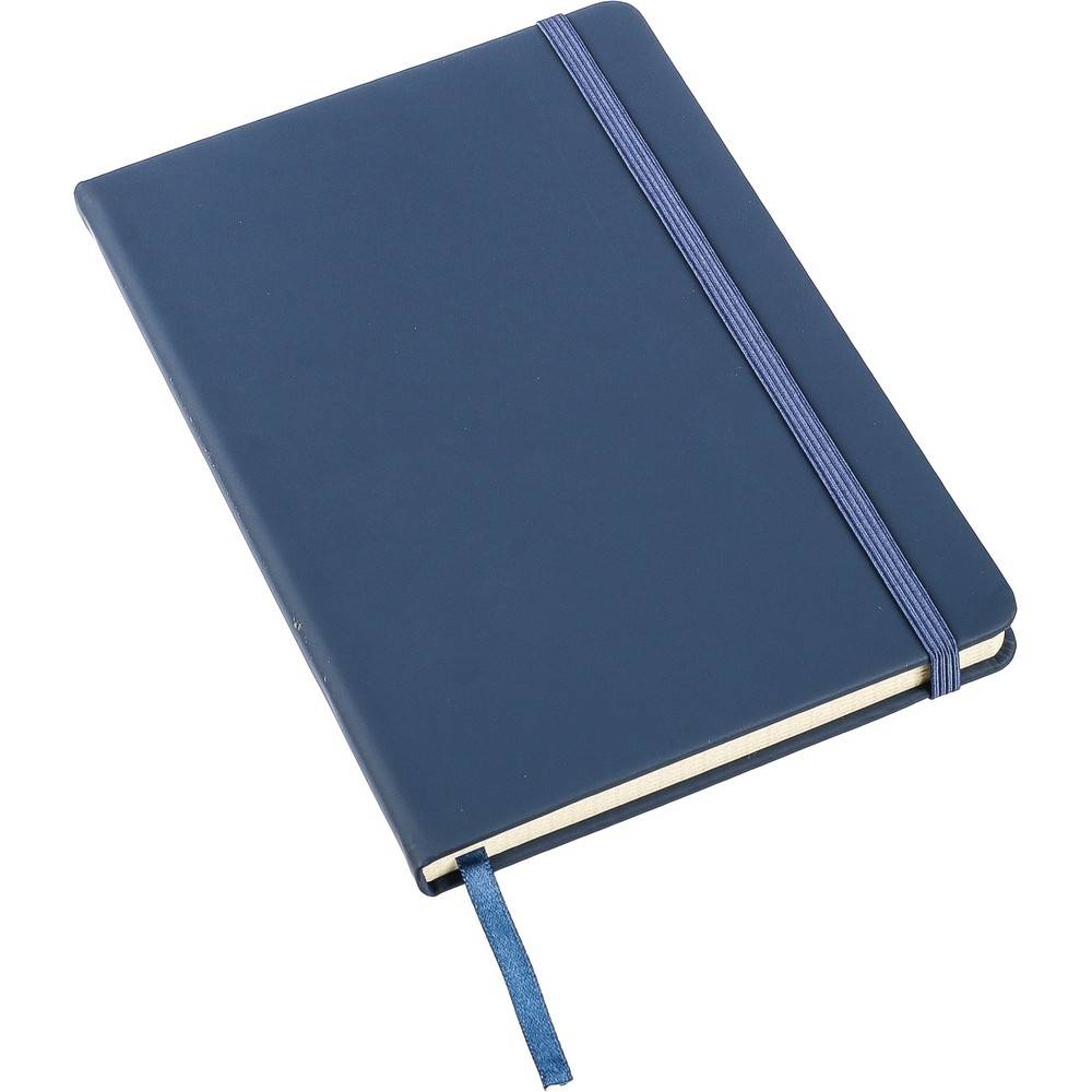 Carnet A5 bleu marine personnalisable avec logo