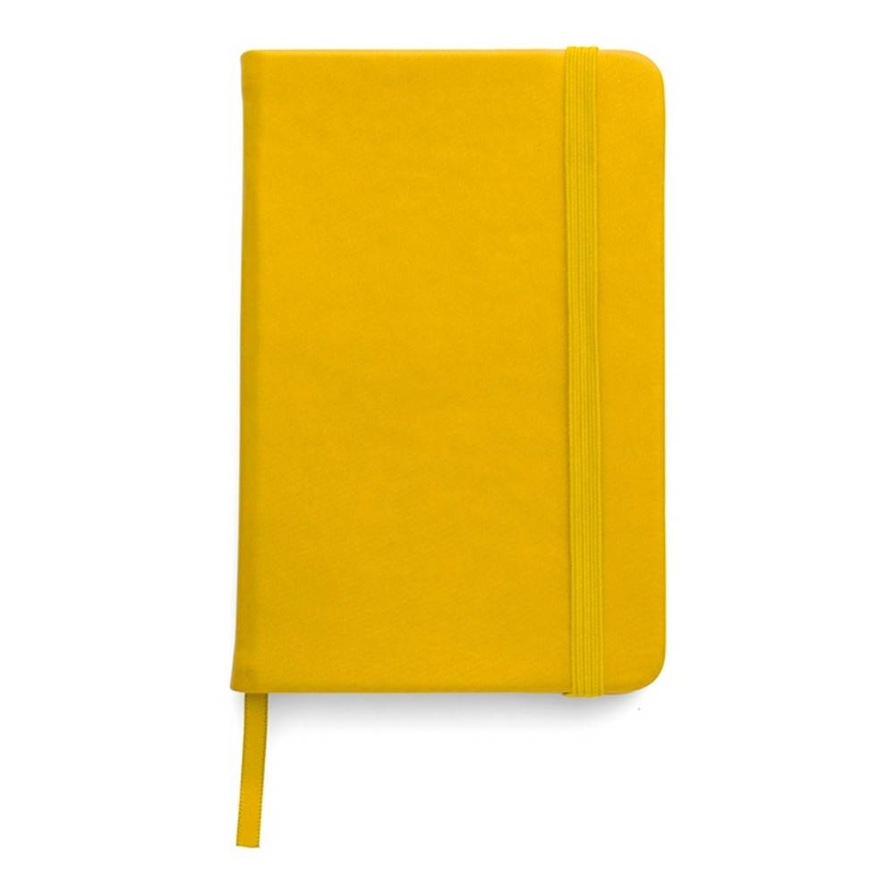 Carnet A6 jaune personnalisable avec logo – réf. V2329/A-08
