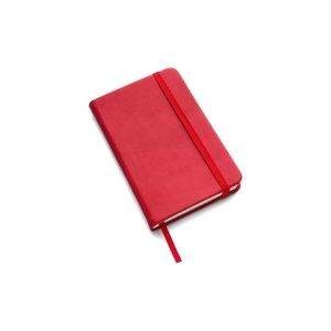 Carnet A6 rouge personnalisable avec logo – réf. V2329/A-05