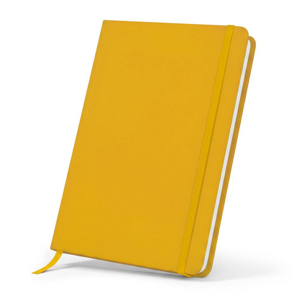 Carnet env. A5 | Eugene jaune personnalisable avec logo