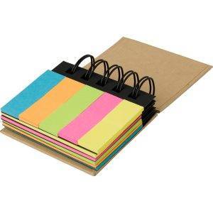 Carnet, marque-page autocollantes neutre personnalisable avec logo – réf. V2815-00