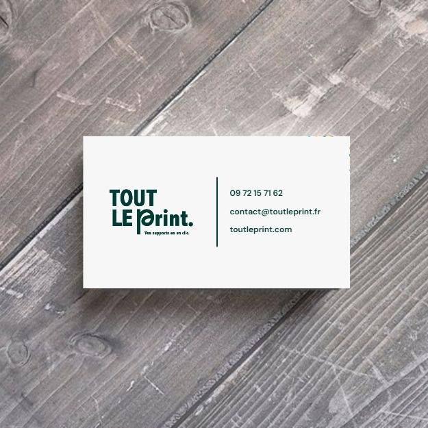 Carte de visite aux couleurs Tout le Print