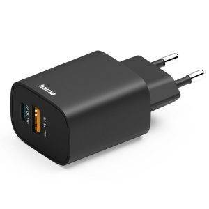 Chargeur mural 30W Hama noir personnalisable avec logo