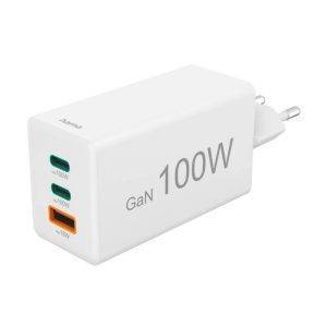 Chargeur mural Hama 100 W blanc personnalisable avec logo