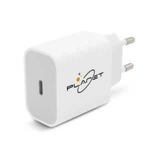 Chargeur mural USB | Tina blanc personnalisable avec logo