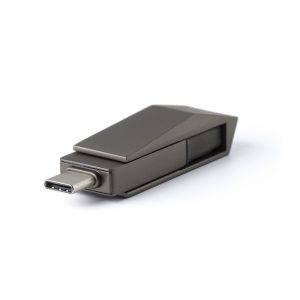 Clé USB 64 Go graphite personnalisable avec logo