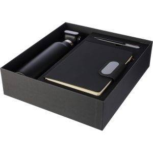 Coffret cadeau : thermos, stylo, carnet, boîte cadeau personnalisable