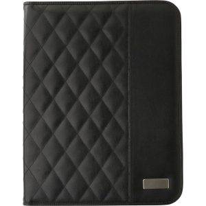 Conférencier A4, carnet noir personnalisable avec logo – réf. V2770-03