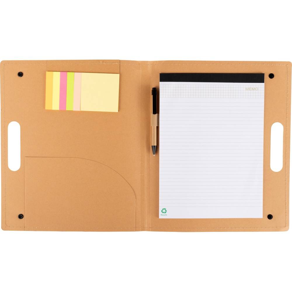 Conférencier, carnet de notes, stylo et notes personnalisable