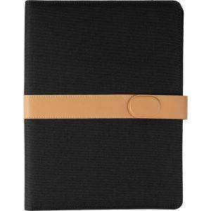 Conférencier env. A4 RÉPET noir personnalisable avec logo