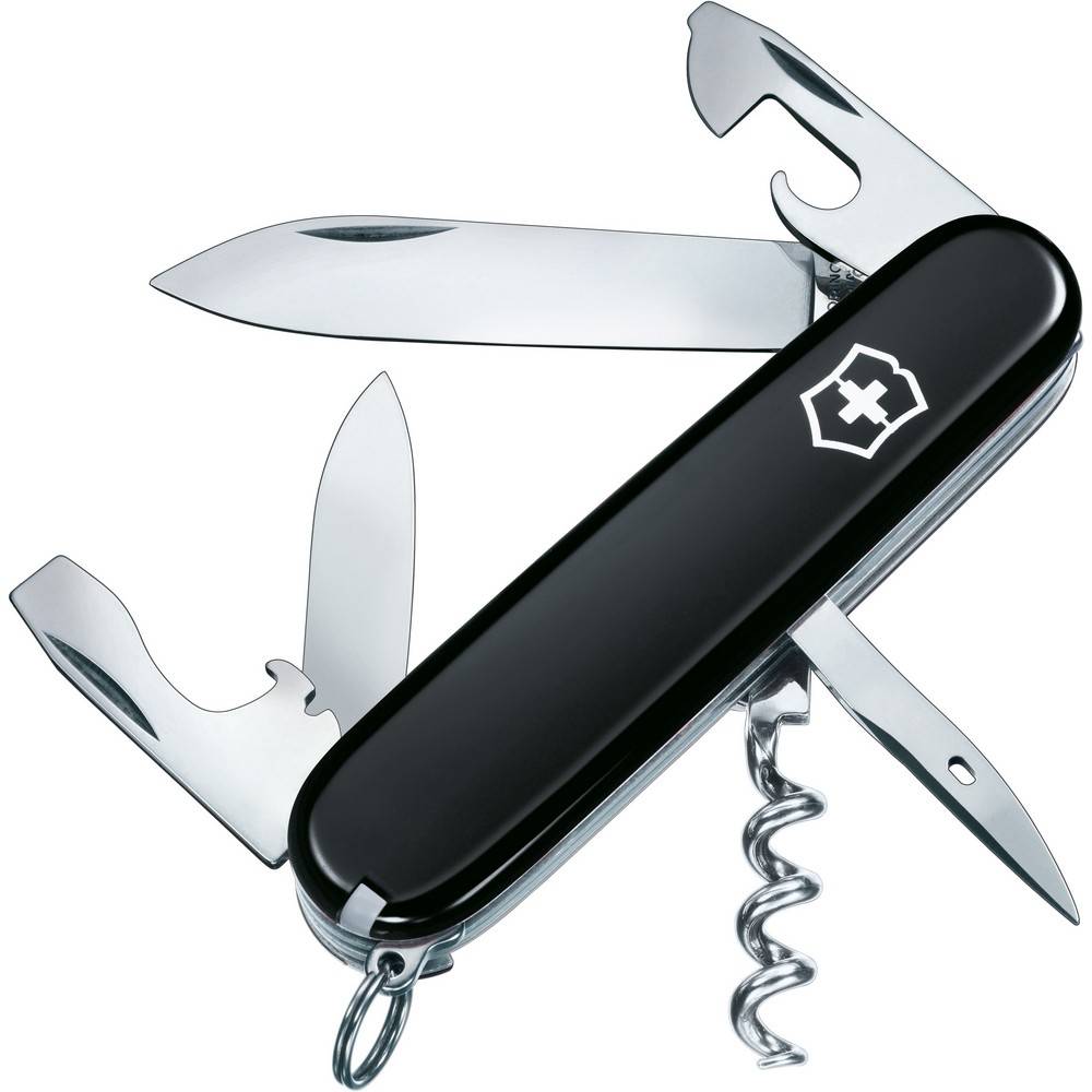 Couteau de poche Victoinox 12 fonctions Spartan noir personnalisable