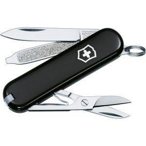 Couteau de poche Victorinox Classic SD noir personnalisable avec logo