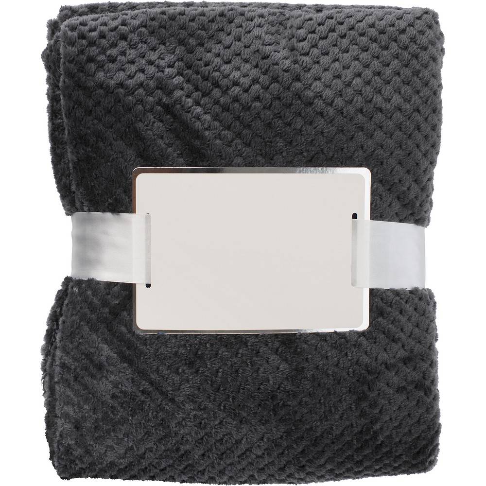 Couverture polaire graphite personnalisable avec logo