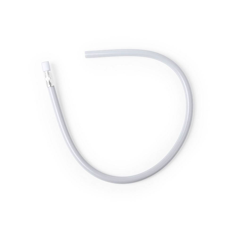 Crayon flexible blanc personnalisable avec logo
