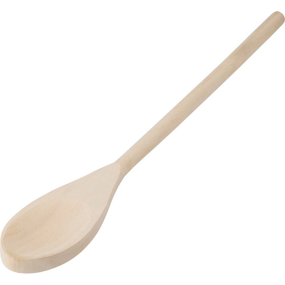 Cuillère de cuisine en bois brun personnalisable avec logo