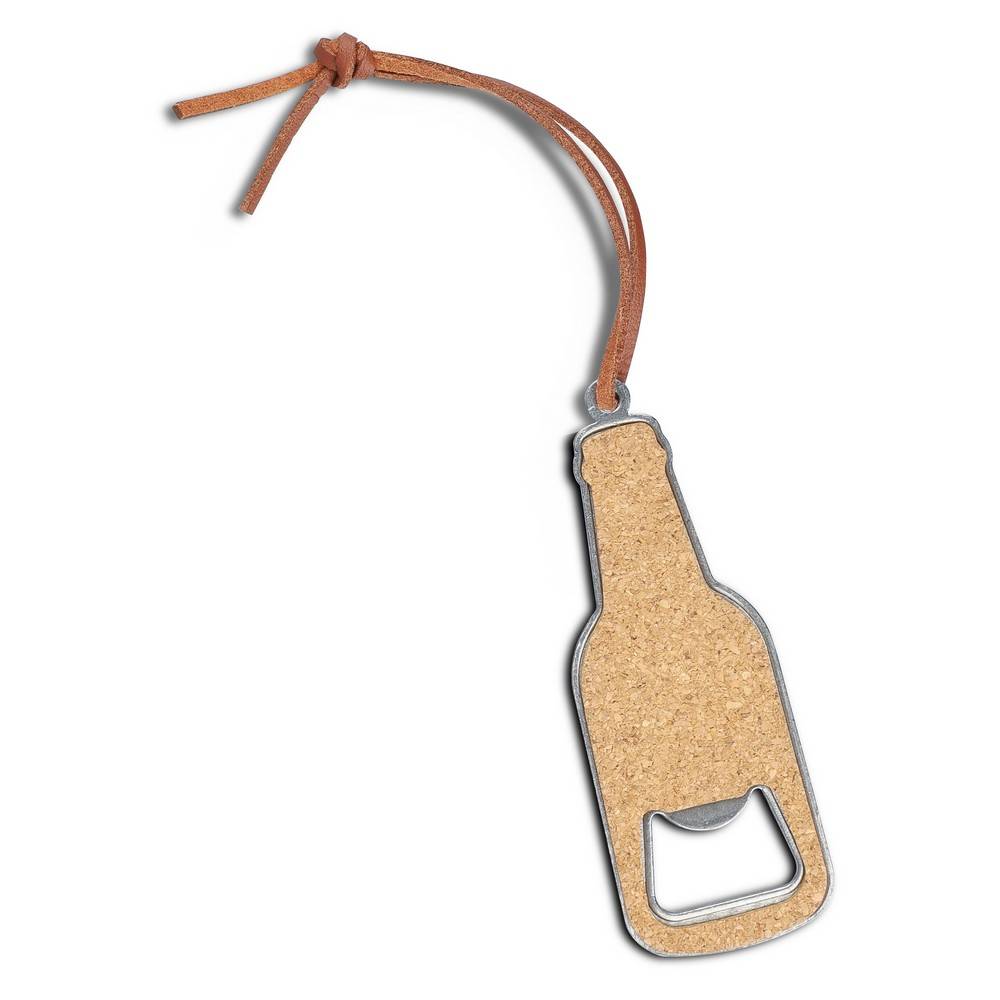Décapsuleur brun personnalisable avec logo