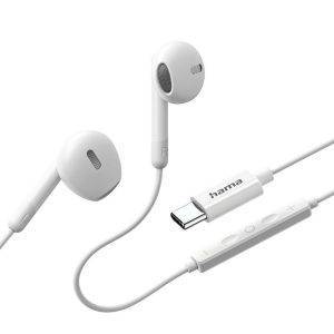 Écouteurs intra-auriculaires Hama Classy blanc personnalisable